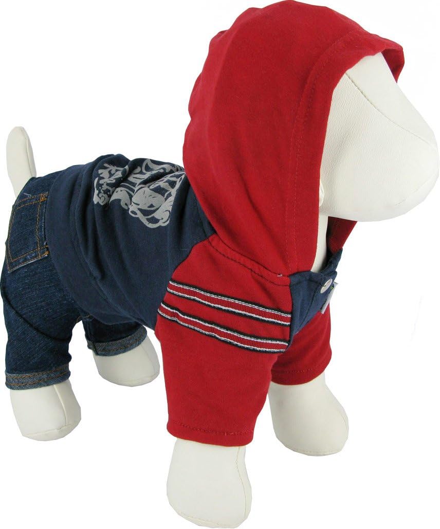 Kakadu Pet Gangster Dog Clothing, Extra Large, 18", Red