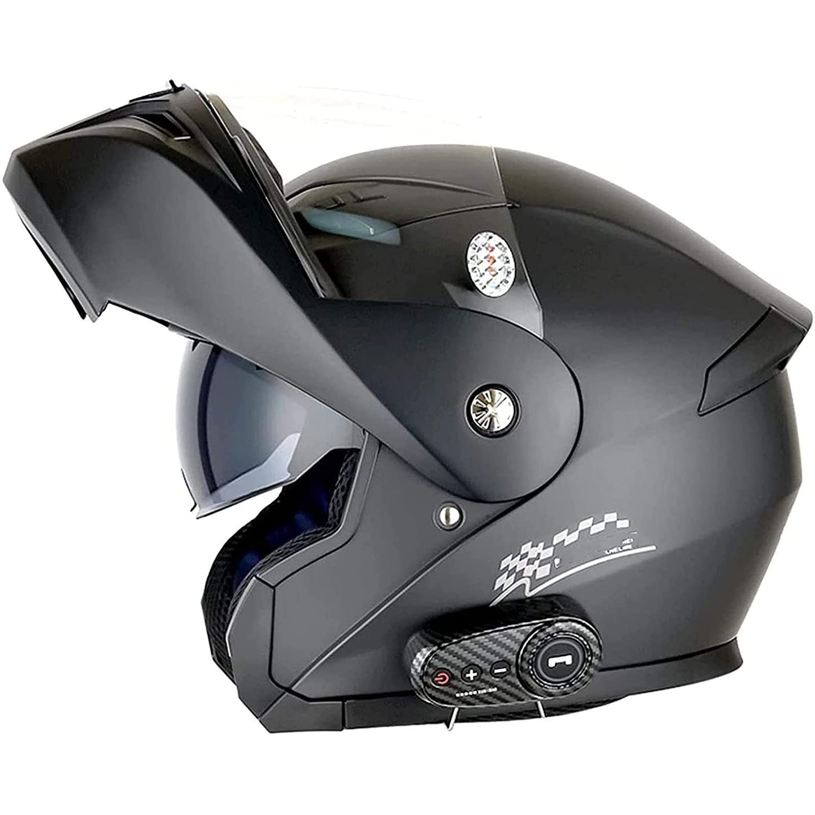 Buy Motorcycle Bluetooth Helmets, Modular Flip Up Full Face Motorbike