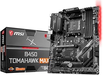 （セール中）MSI B450 TOMAHAWK MAX ＋Ryzen5 1600 MSI B450 TOMAHAWK MAX - Placa-mãe Micro ATX AMD AM4, 9 Portas USB