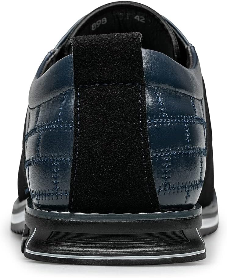 Men's Premium Leather Dress Shoes Comfort Business Casual Oxford Shoes Fashion Dress Sneakers Soft Loafers Derby Shoe for Office Working Walking Driving - Image 5