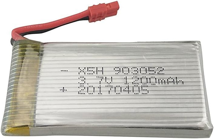 sea jump Four-axis Accessories 5PCS 3.7V 1200mah Lithium Battery + 5in1 Charger for SYMA X5HW X5HC Remote Control Helicopter Upgrade Parts : Toys & Games
