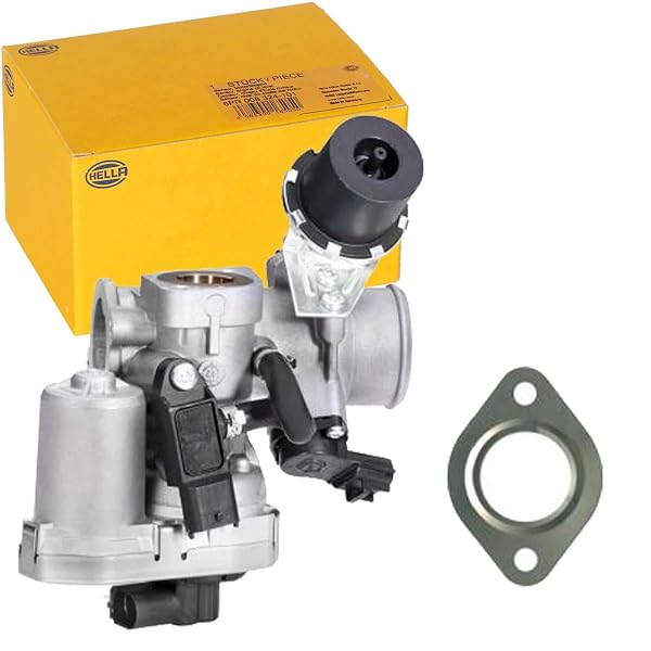 HELLA 6NU 010 171-171 Valvola ricircolo gas scarico-EGR, 12V, elettrico-pneumatico, con guarnizione