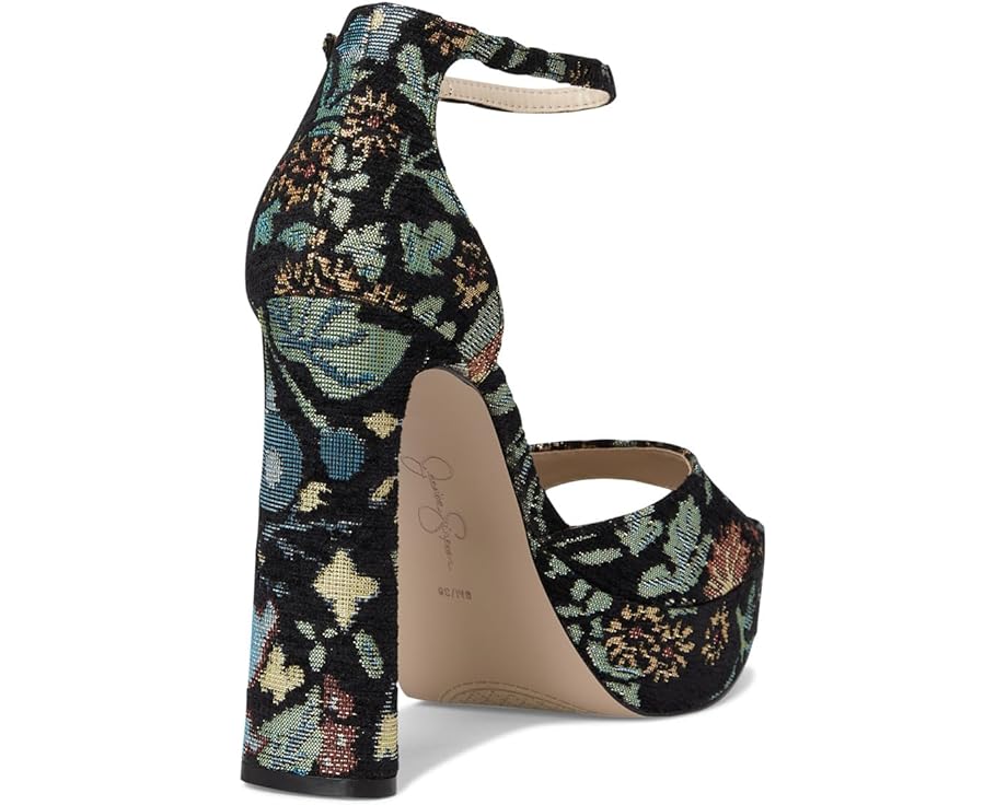 Jessica Simpson Telxia Ankle Strap Platform Sandals - Back View