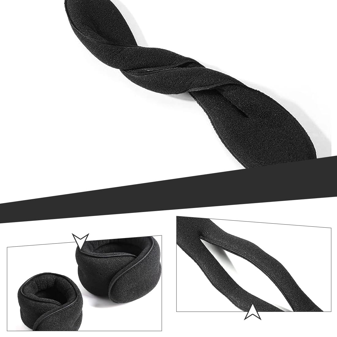 4 Pezzi Chignon per Ciambella, Spugna Clip Twist Curler Chignon, Facili e Veloci per Capelli con Accessori in Spugna, per Bambine e Donne, per Bambine e Donne