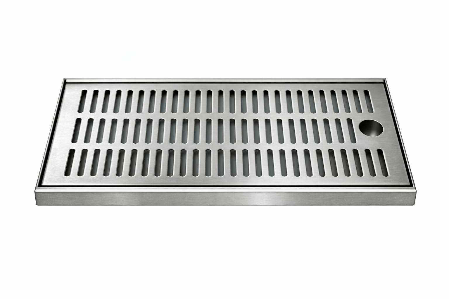 Tropfblech zum Auflegen 2 Teilig aus Edelstahl 500x250x27mm