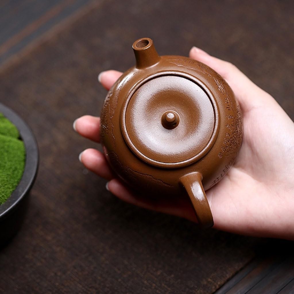 Teesieb Kreative Handgemachte Exquisite Muster Jiangshan Schöne Teekanne Home Lila Sand Teekanne Wasserkocher