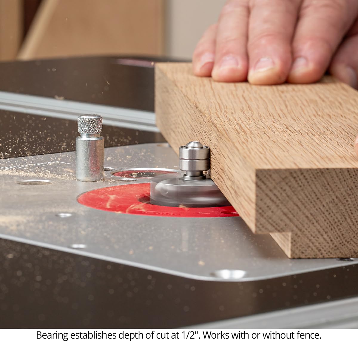 Amazon | 超せん断ラベティングルータービット、1/2インチシャンク、3