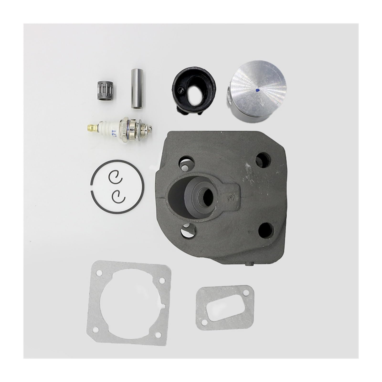 Pieza DE Recambio Kit de Juntas de pistón de Cilindro de 44mm Adapted con reconstrucción de Motor de Motosierra H350 351 353 345 340 346XP 537253002