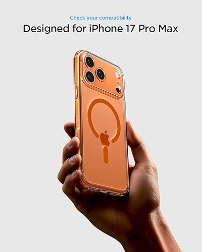 Vista 155 de Spigen Funda para iPhone 15 Pro, ultra híbrida MagFit [antiamarilleo] [compatible con Magsafe] - Fibra de carbono