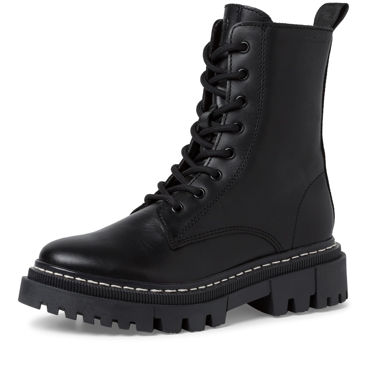 Tamaris Women's 1-25276-41 Ankle Boot, Black (Black Leather), 7.5 UK