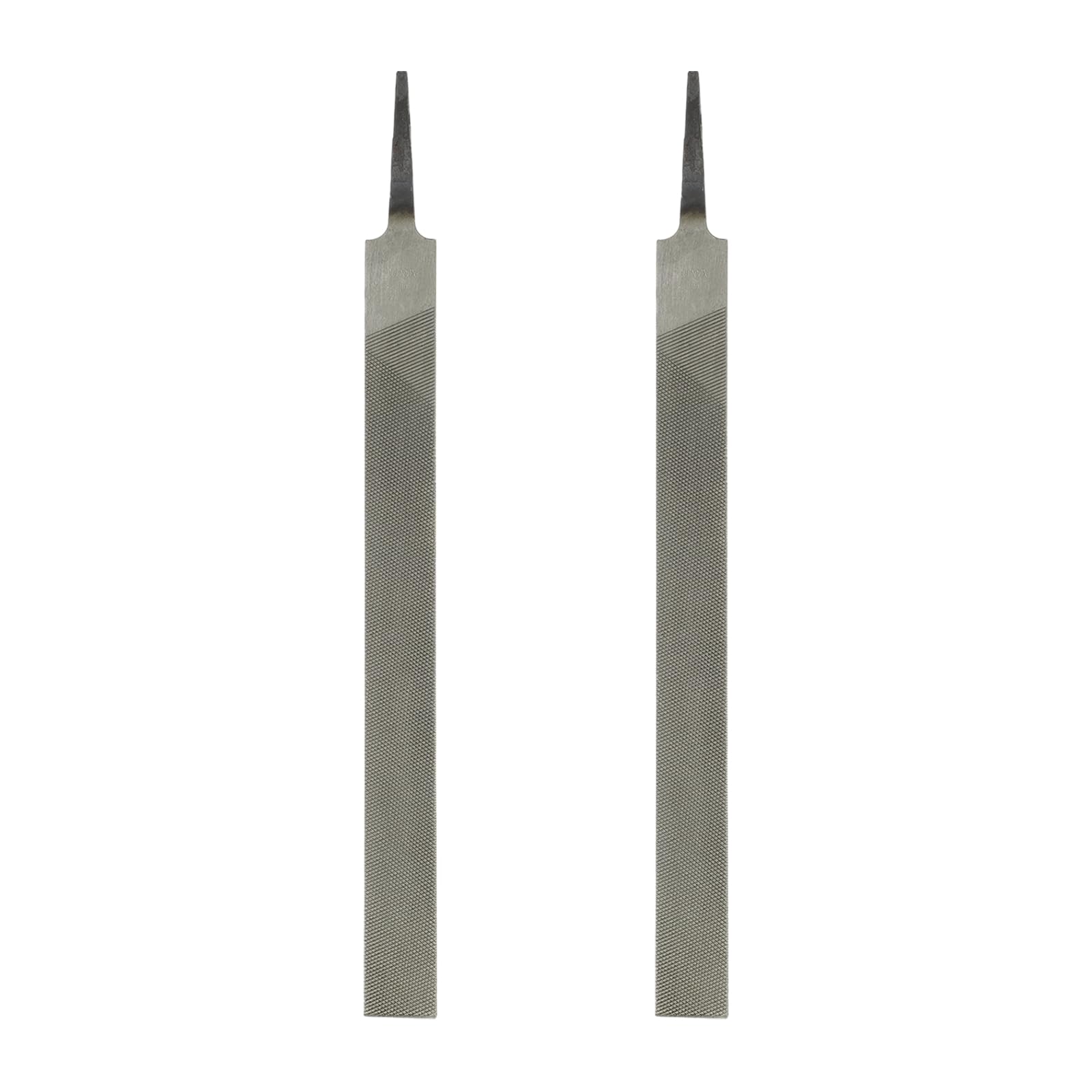 sourcing map 2pcs Flat Coarse Cut File 12" Double Cut Teeth High Carbon Steel Hand Rasp File Without Handle for Metal Wood Deburring Removing
