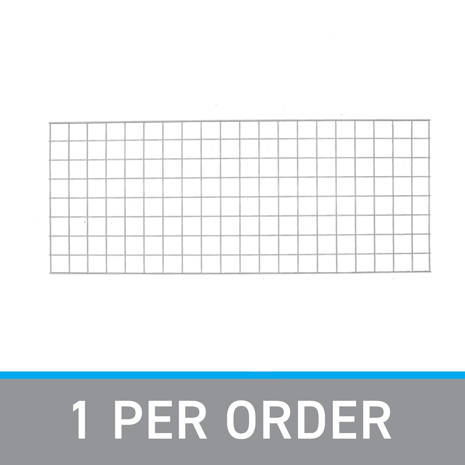 SSWBasics White Finish Grid Wall Panels - 3" on Center, Accepts Wire Grid Fixtures - Also Available in Black and Chrome, Perfect for Photo Display Boards, Also Available in Black and Chrome