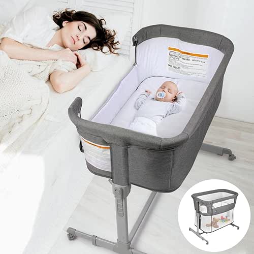 KoolerThings 3 in 1 Baby Bassinet, Bedside Sleeper, & Playpen,