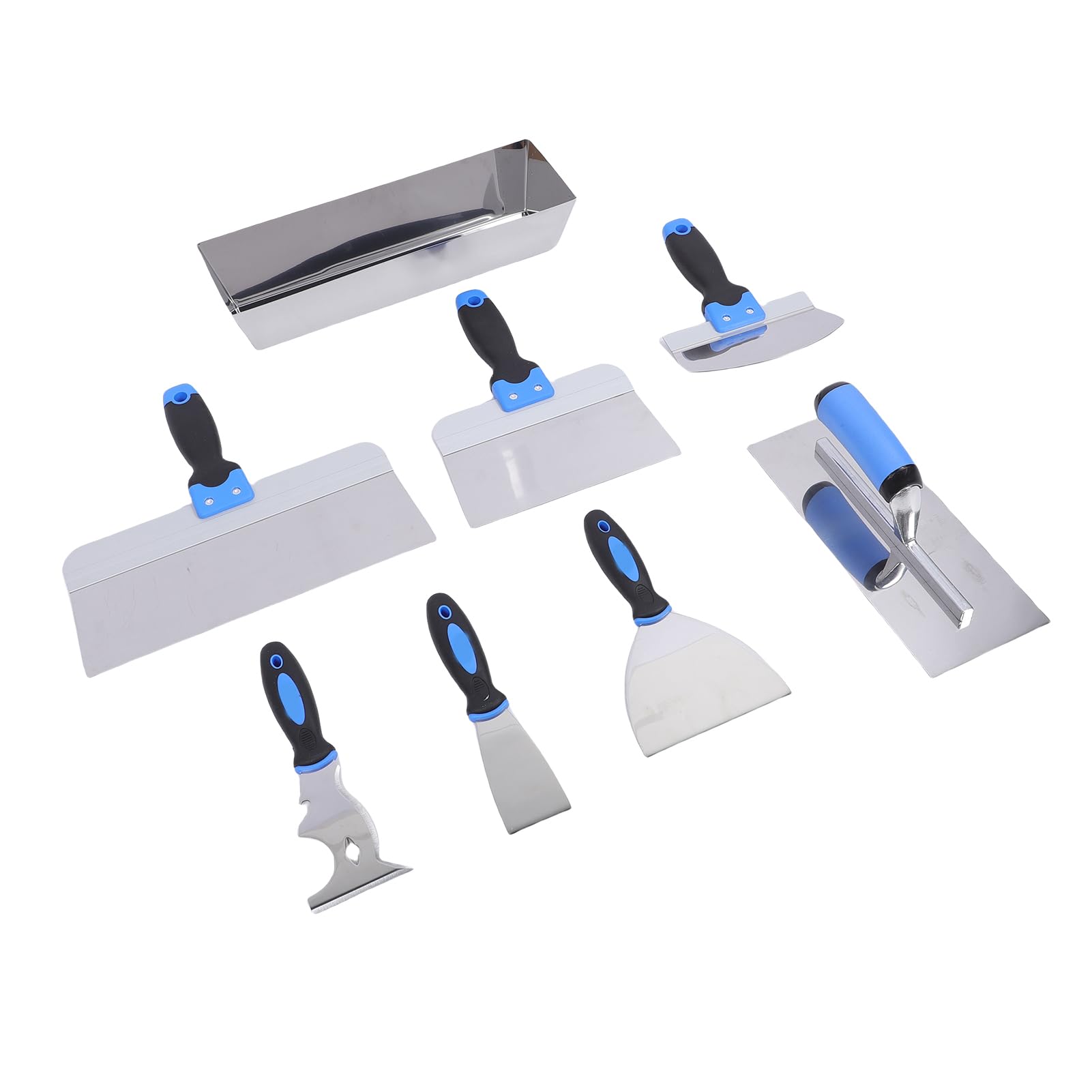 Generic 35,6 Cm Spachtel-Set aus Edelstahl, Schaber, Putzkelle für Fugen, Taping, Wandveredelung, Malerei, Textur, Professionelle Werkzeuge