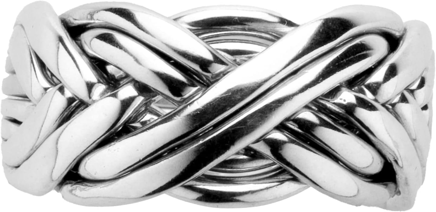 Men's 8 Band Puzzle Ring Style 8WB