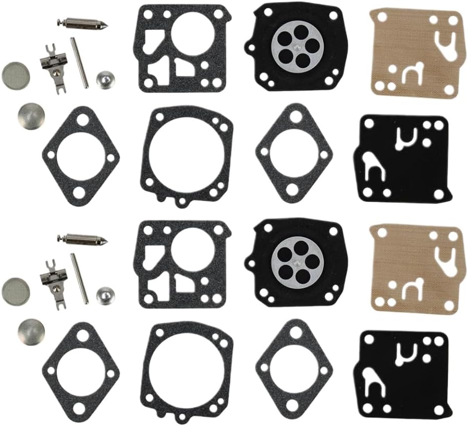 2 Sets Carburetor Membrane Repair Kit Replacement For Tillotson RK21 HS 040 041 040AV 041AV 045 051