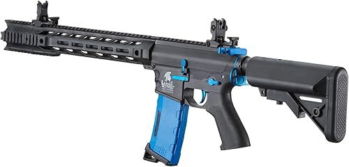 Vista 30 de Lancer Tactical Gen 2 Pistola de perdigones resistente M4 SPR Interceptor, eléctrica, polímero, completa, semiautomática, 1000 rondas, bolsa de 0.01