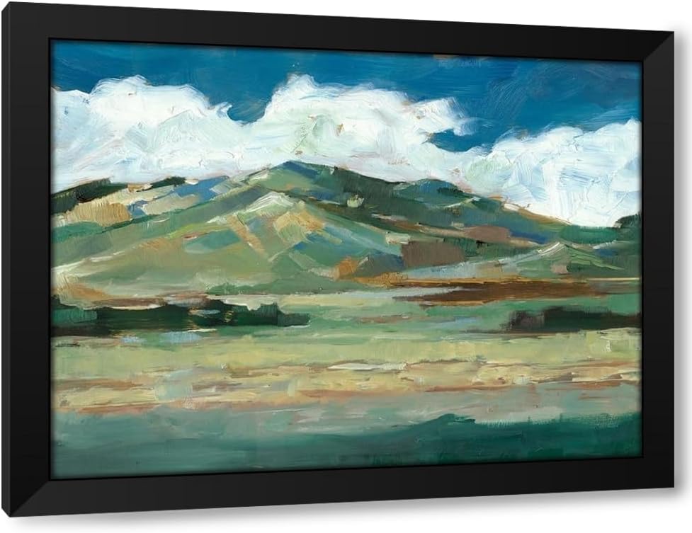ArtDirect Harper, Ethan 24x19 Black Modern Framed Art Print Titled: Western Sky II
