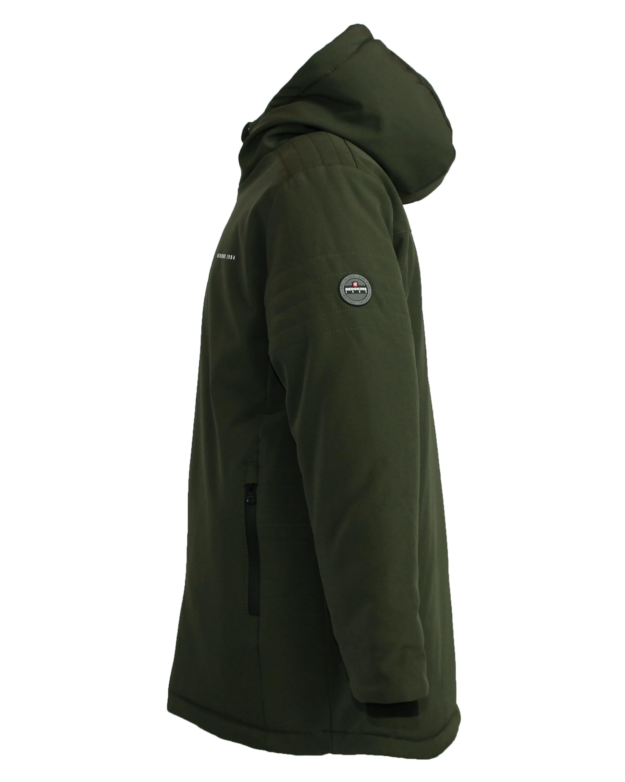Unisex Kids Jacket Cardigan Girl Boy Parka/Daunenjacke, Green, 8 Jahre