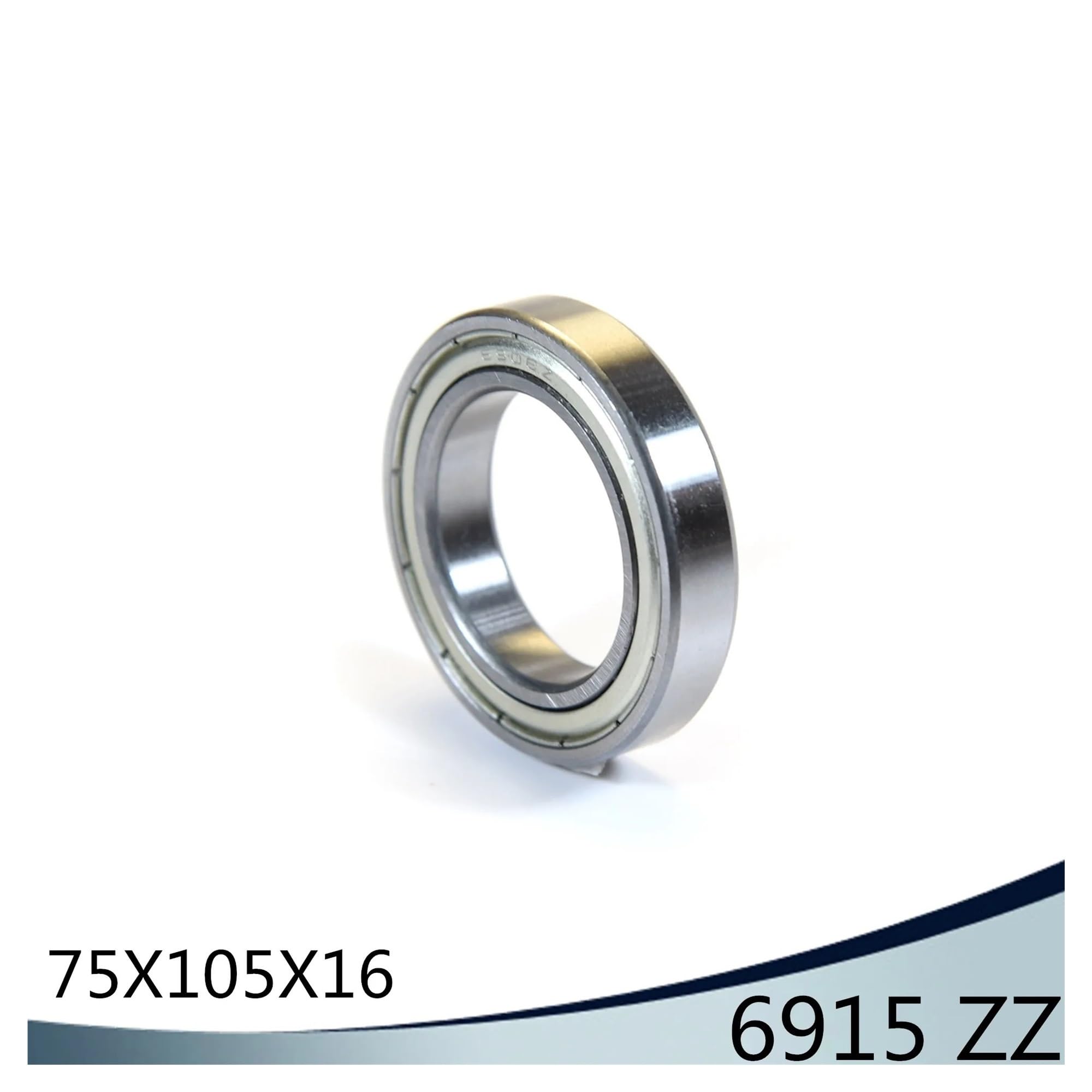 Roulements à Billes à Section Mince métriques 6915ZZ ABEC-1 75 x 105 x 16 mm 61915ZZ 6915Z