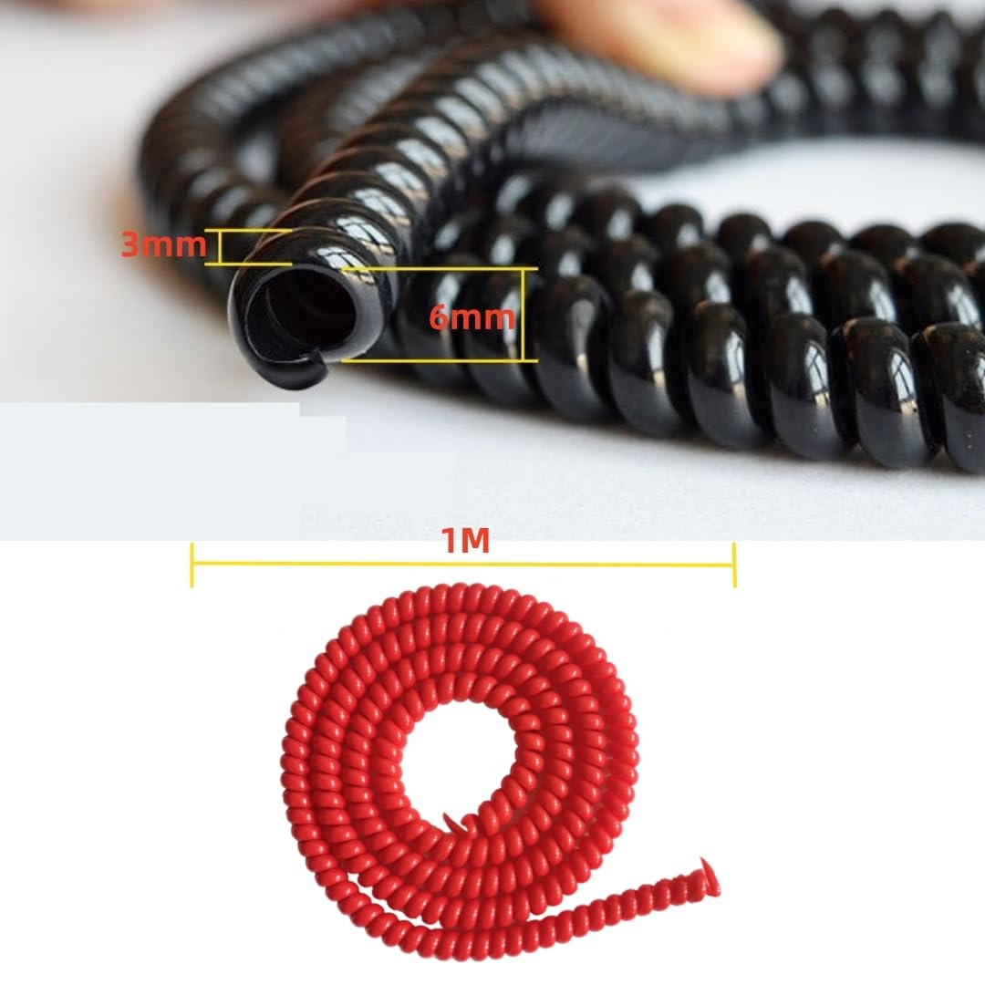 2 Cavi Di Protezione A Spirale Per Monopattino Xiaomi - TPU Resistente, 100 Cm, Per M365/Pro/1S - Foto 2