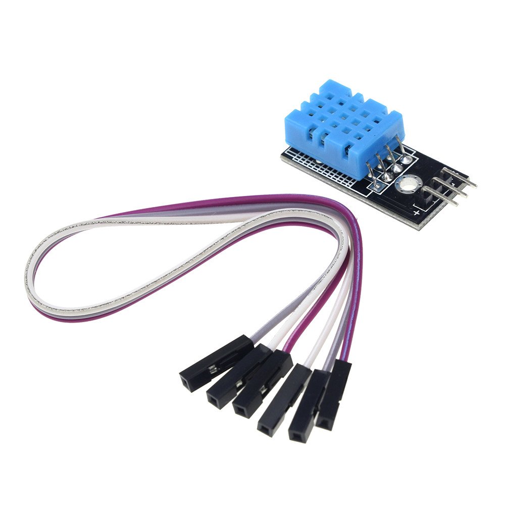 DHT11 Temperature and Relative Humidity Sensor Module with Cable Compatible With Arduino, Raspberry Pi, AVR, PIC, Atmel, NodeMCU (1)