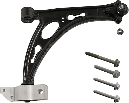 Miniatura 2 de febi bilstein 40104 Brazo de control con casquillos, junta, soporte, tuerca de seguridad y tornillos, paquete de uno