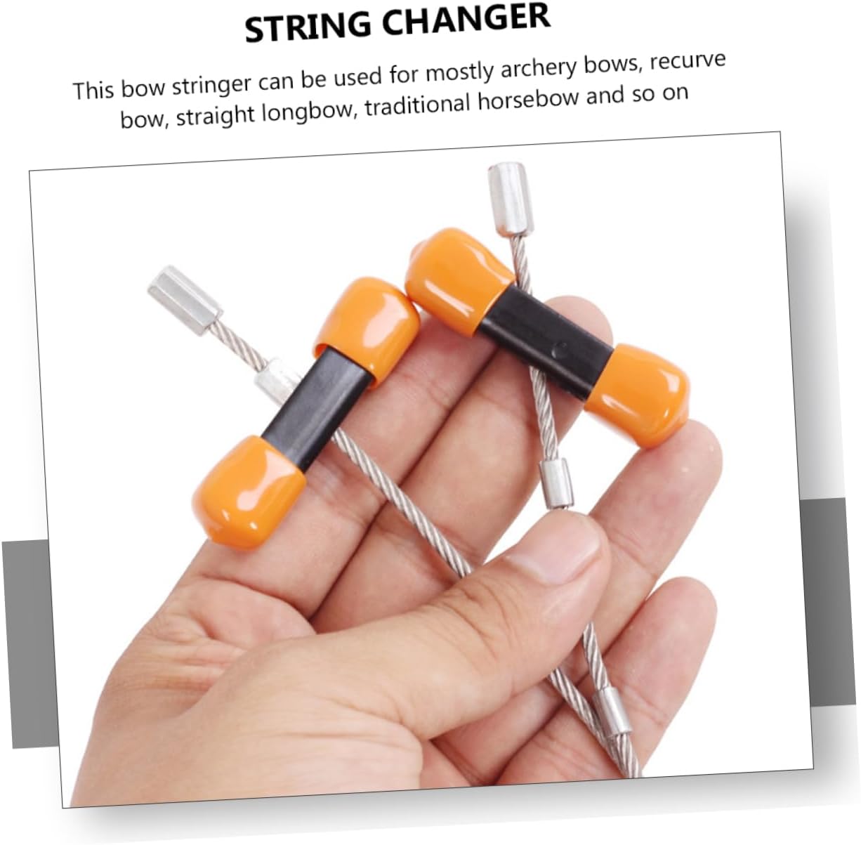 Creative Bow Opener Professional String Changer Tool Sturdy Steel Archery Accessory for Easy String Replacement and Adjustment for Archery Enthusiasts