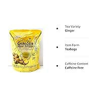 Vista 4 de Prince of Peace - Cristales de miel de jengibre instantáneos con limón, 60 bolsitas – Bebida instantánea fría o caliente – Fácil de preparar – Se