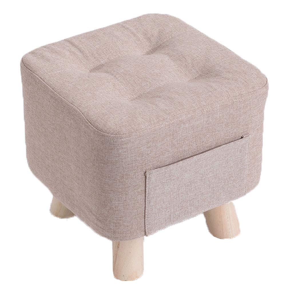 Repose-pieds carré pour tabouret bas résolvant le manque de place