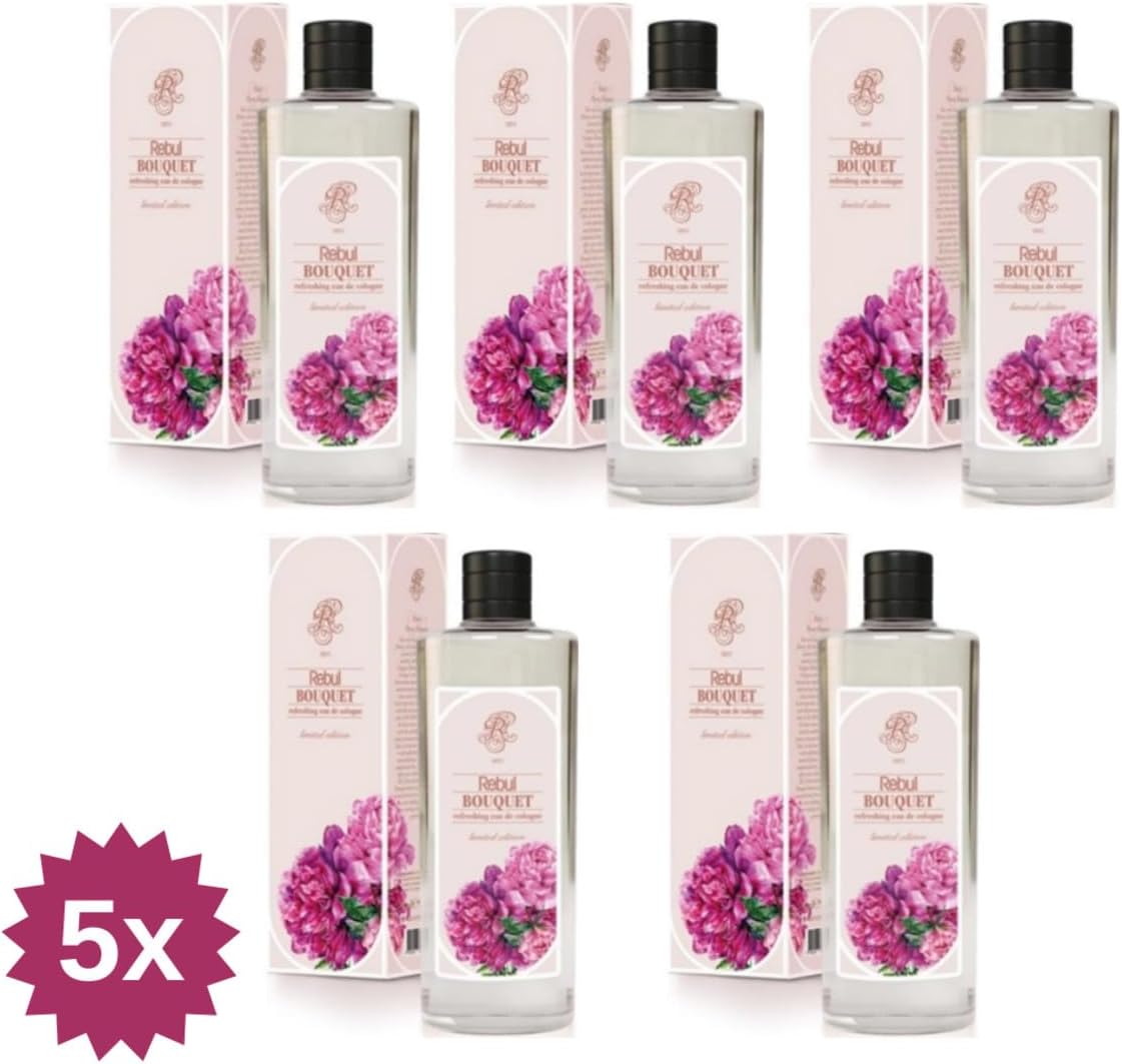 Rebul Bouquet Kolonya 250 ml, 5'li Avantaj Paketi