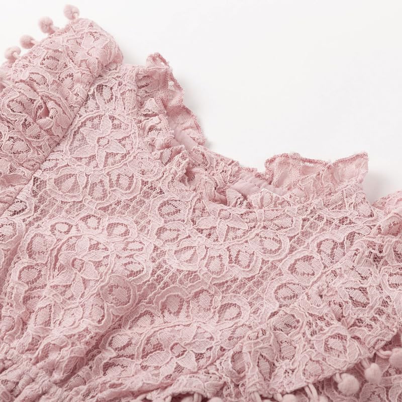 Simplee kids Baby Girls Rompers Long Sleeve Pompoms Infant Toddler Jumpsuit for Spring Fall Winter - Image 4