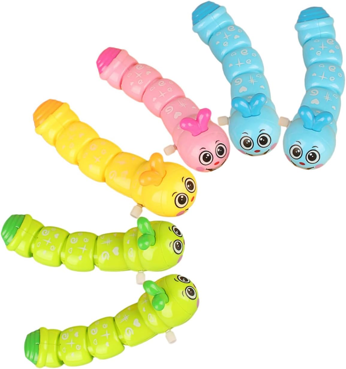 NUSITOU 6pcs Winding Caterpillar Decor Toddler Swing