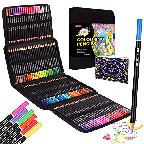 Lyuvie Set 100 Matite Colorate con Astuccio