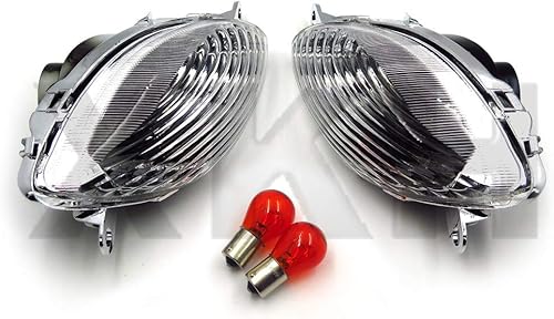 Miniatura 3 de XKH - Señales de giro para motocicleta compatibles con Suzuki Hayabusa Gsxr1300 R 1999, 2003, 2004, 2005, 2006, 2007, transparente B00Y7CDUA4
