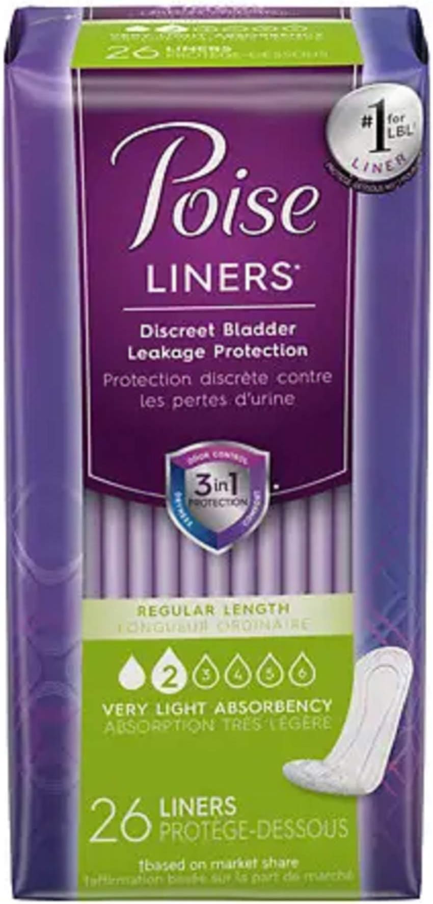 Pantiliners, 26 Count