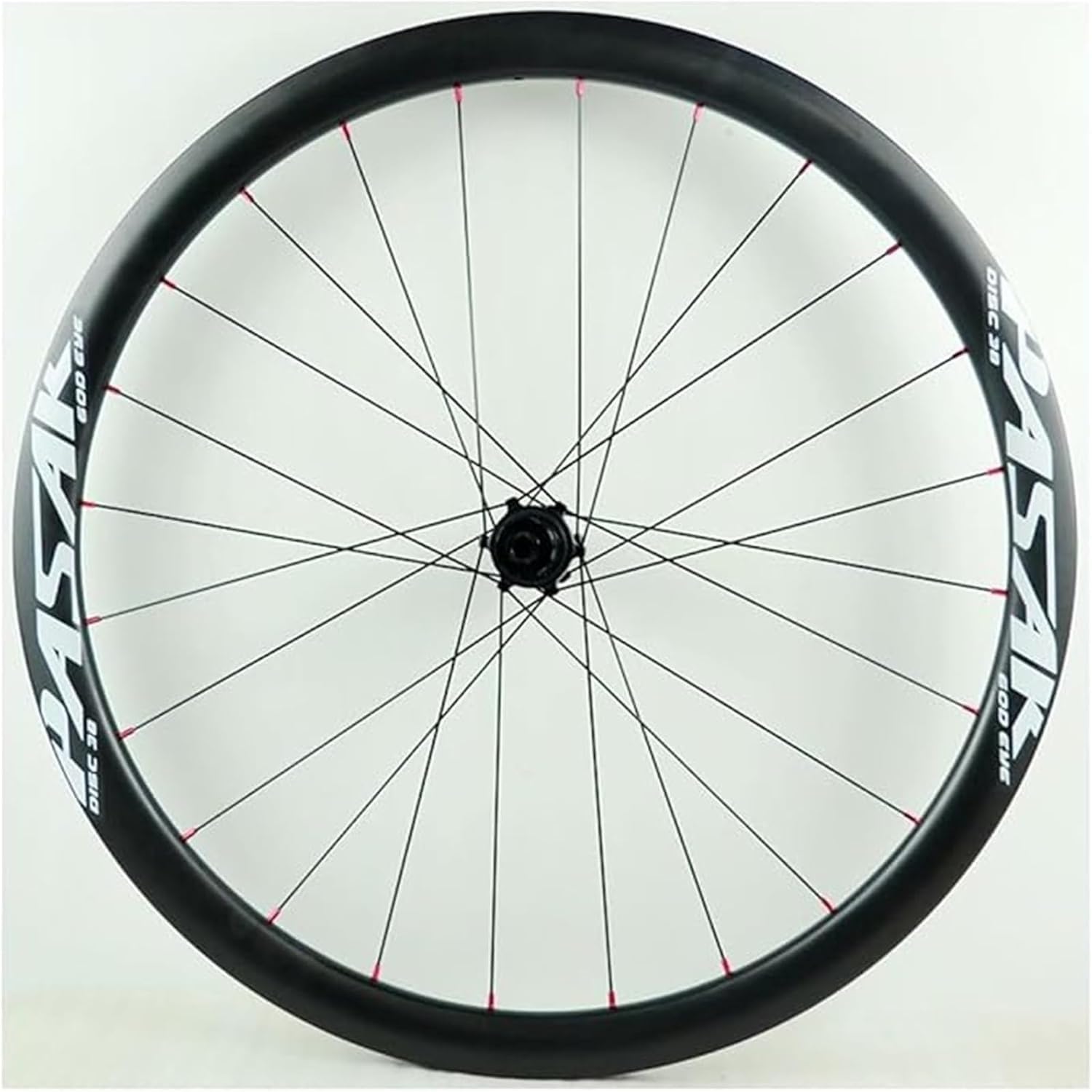 Ruedas de Carbono para Bicicleta de Carretera 700C, Llanta 50mm, Freno de Disco, Eje Pasante HG142mm, Rodamientos Sellados, 24 Radios, Ruedas de Ciclismo Carreras