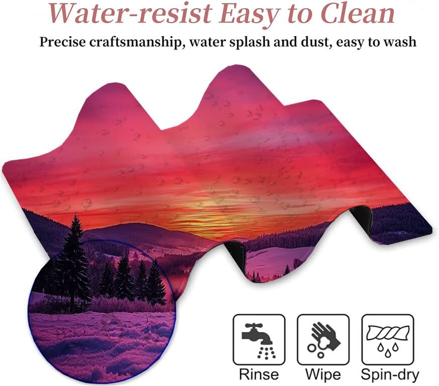 Tapis de souris grande taille résistant à l'eau pour protéger le bureau PC