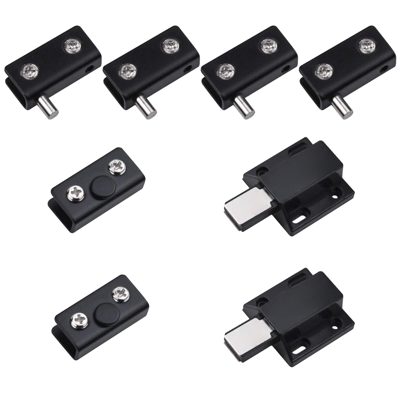 Buy UFURMATE Glass Hinge Set, 2 Set Adjustable Frameless Glass Door