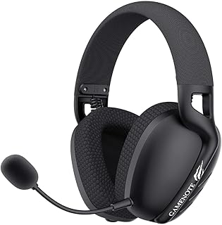 Havit Fone de Ouvido Headset Gamer Fuxi-H6 Black Com Fio e Sem Fio, Wireless 2,4GHz, Bluetooth, Cabo USB-C - Produto 10 mais recomendado com 3.4 estrelas