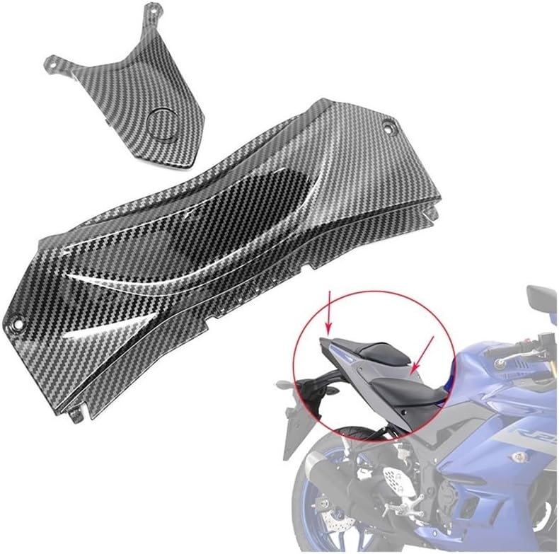 Rear Seat Fairing For Yam&aha YZFR3 YZF R3 R25 2014-2020 Accessories Carbon Fiber Rear Tail Brake Light Cover Cowl Backseat Middle Shield Fairing, Type-B