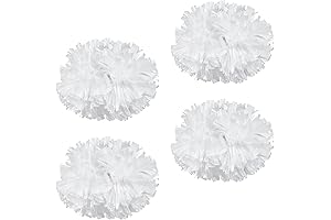 4 Pieces Womens Cheerleading Costume Pom Poms