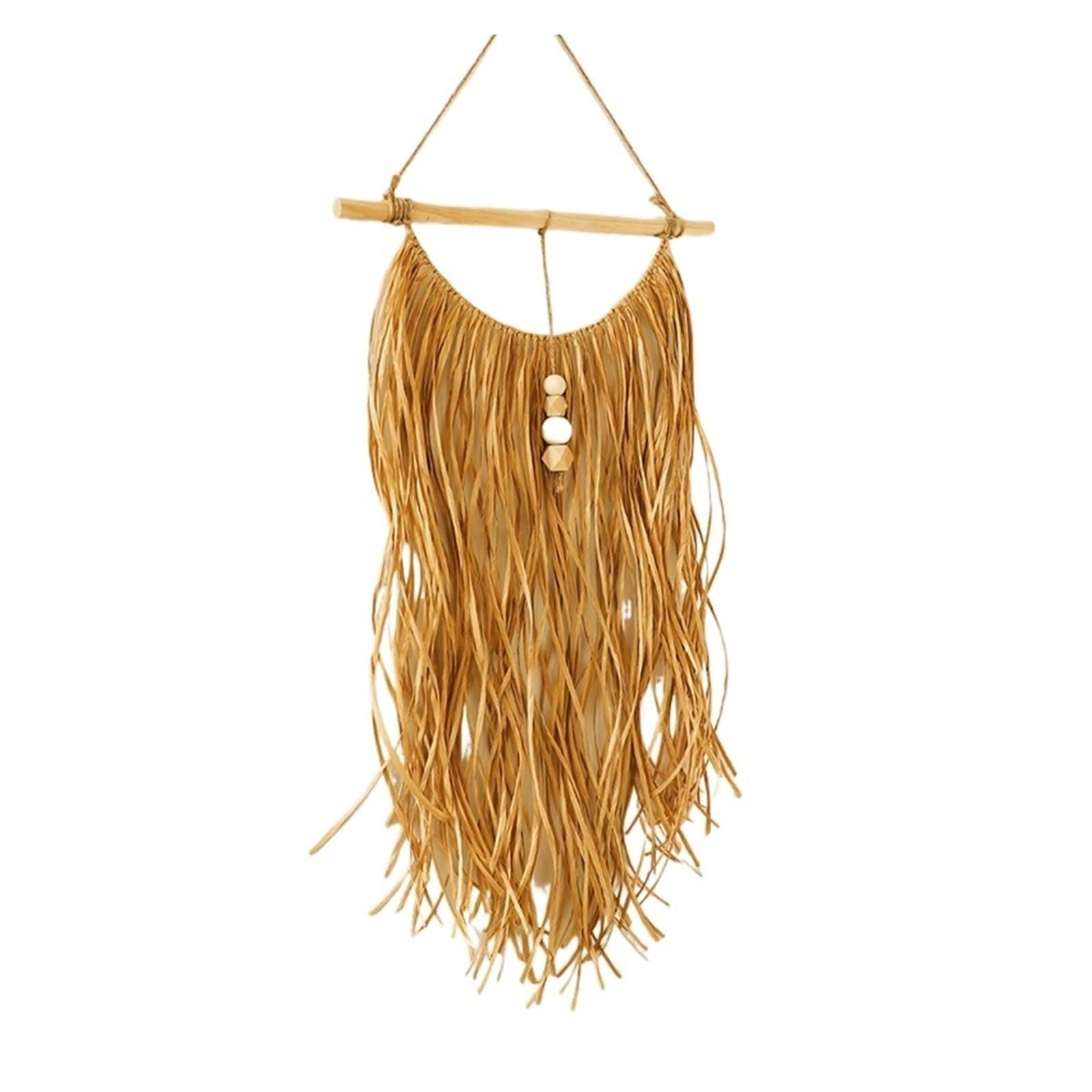 Xinglongs Macrame Wall Hanging 2pcs Raffia Wall Hanging Weaving Tapestry Macrame Decor for Boho Home Art