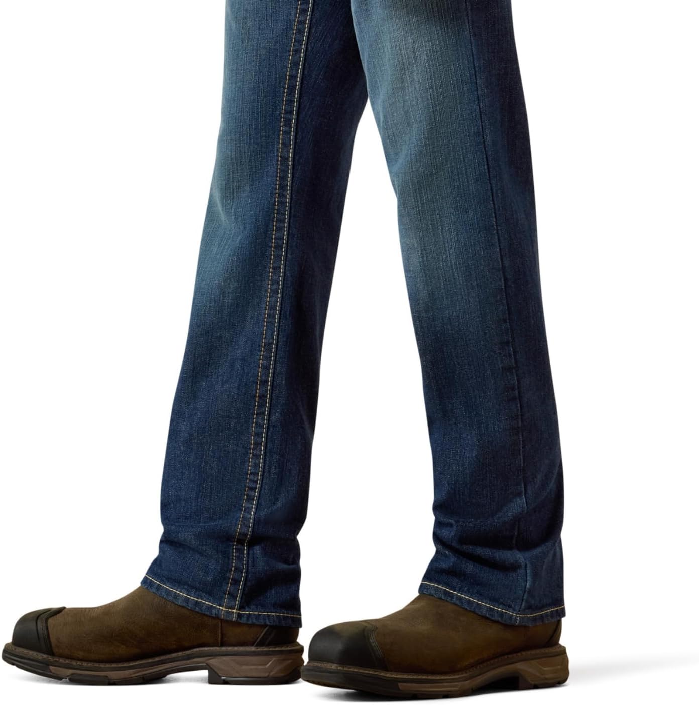 Ariat Men’s Flame Resistant M5 Straight DuraStretch Truckee Stackable Straight Leg Jean - Image 6