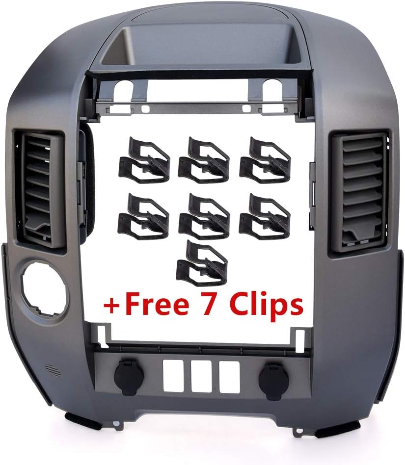 VRracing Instrument Panel Bezel Cover Lid Dash Audio A/C, Compatible with Nissan Titan SE XE/Armada SE 2004-2006, 682578S800, 68257-8S800