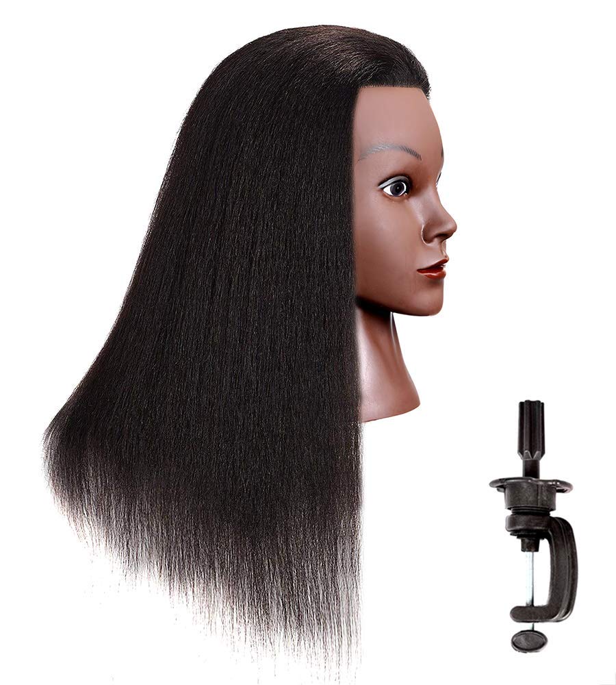 Buy Mannequin Head with Human Hair for Braiding 100 Real Hair