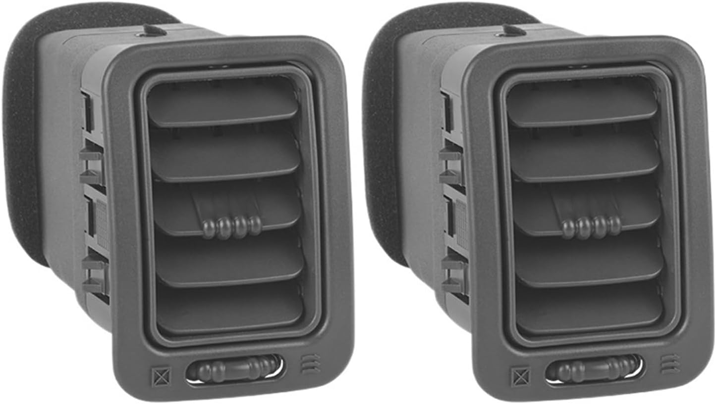 Automotive Air Conditioning Vents A/C Heater Air Vents 15176085 Fit For Chevy Silverado Sierra 1500 2000-2006 LH/RH Dark Grey/Tan/Beige nice-looking(2pcs Dark Grey)