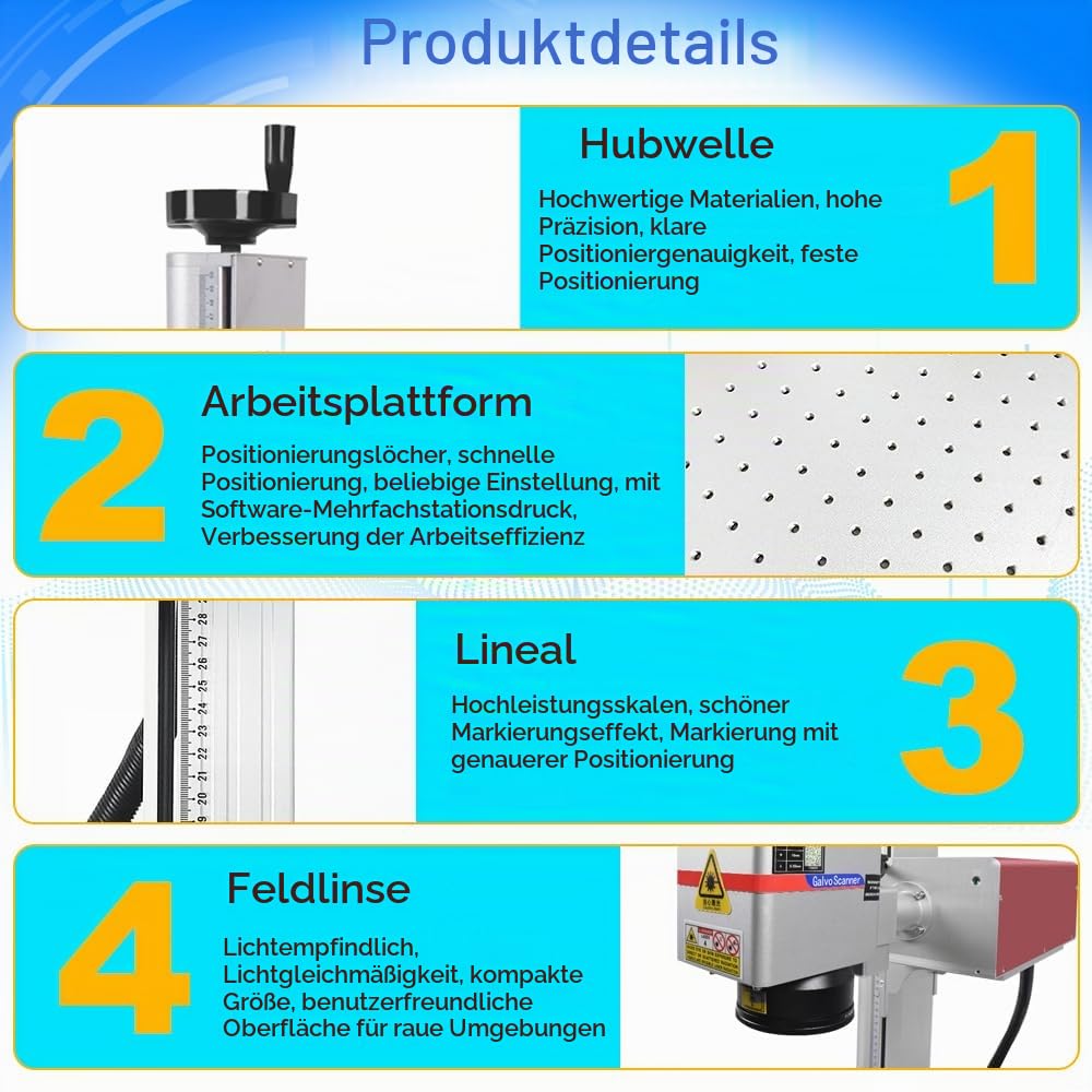 Laser-Markierungs-Graviermaschine 3W/5W/10W/15W CRS UV für Glas/Holz/Acryl/Metall (10, Watt)