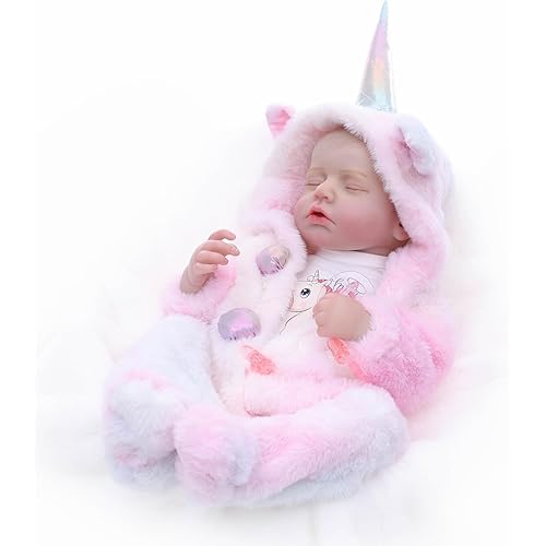 Reborn Baby Dolls – 20 Inch Real Baby Dolls That Look Real, Full Body Vinyl Girl Doll in Fantasy Horn Outfit with Accessories, Gift for Girls Ages 3+, Pretend Play & Collectors
