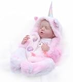Reborn Baby Dolls – 20 Inch Real Baby Dolls That Look Real, Full Body Vinyl Girl Doll in Fantasy Horn Outfit with Accessories, Gift for Girls Ages 3+, Pretend Play & Collectors